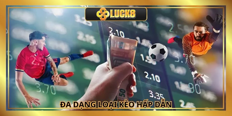 Đa dạng các dòng kèo cược hấp dẫn để tham gia